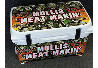 Cooler wrap by Custom Graphics and Signs